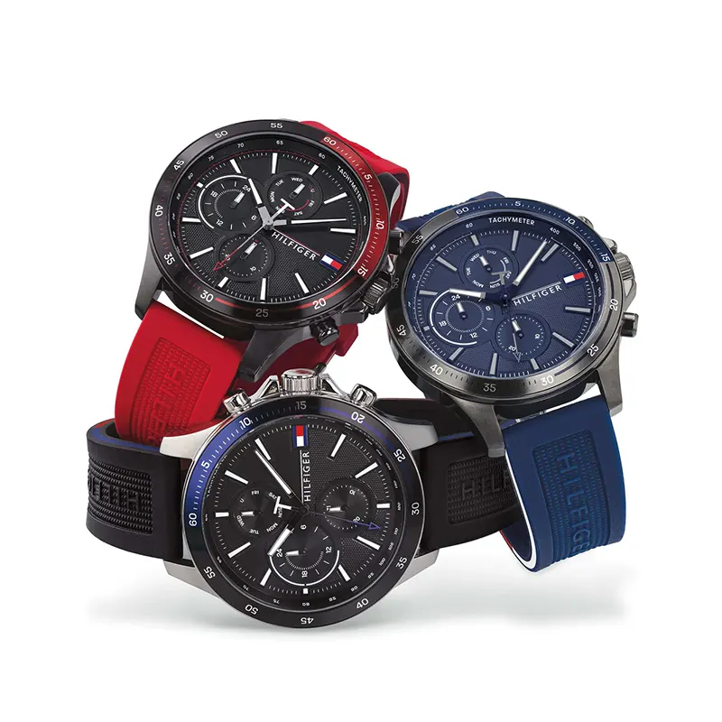 Tommy Hilfiger Bank Chronograph Blue Dial Men’s Watch- 1791721